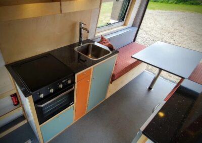 Peugeot campervan conversion kitchen