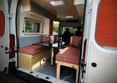 Peugeot campervan conversion interior