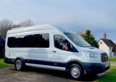 Ford Transit twin rear wheel minibus L4H3